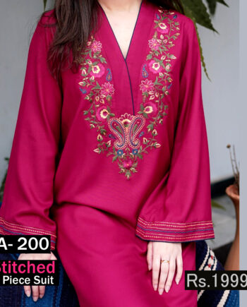 STITCHED 2 piece DRESS FA- 200