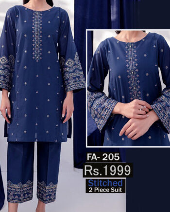 STITCHED 2 piece DRESS FA- 205