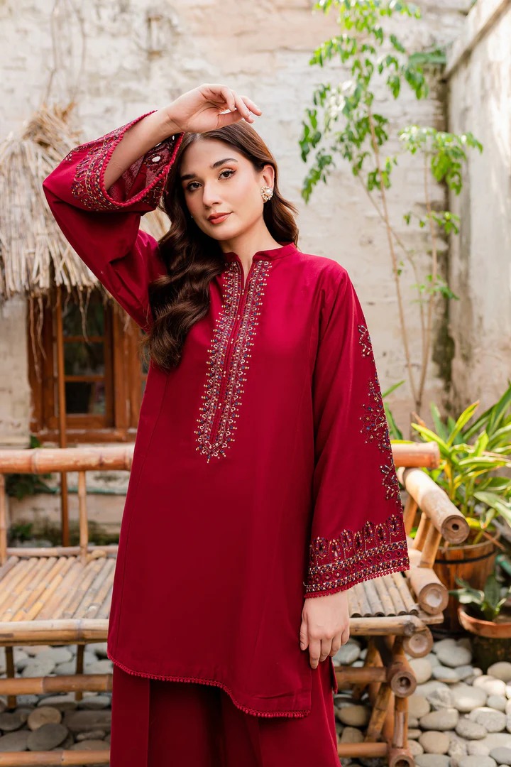 STITCHED 2 piece DRESS FA- 197
