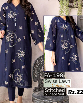 STITCHED 2 piece DRESS FA- 198