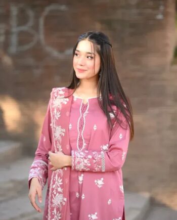 STITCHED 3 piece DRESS FA- 242