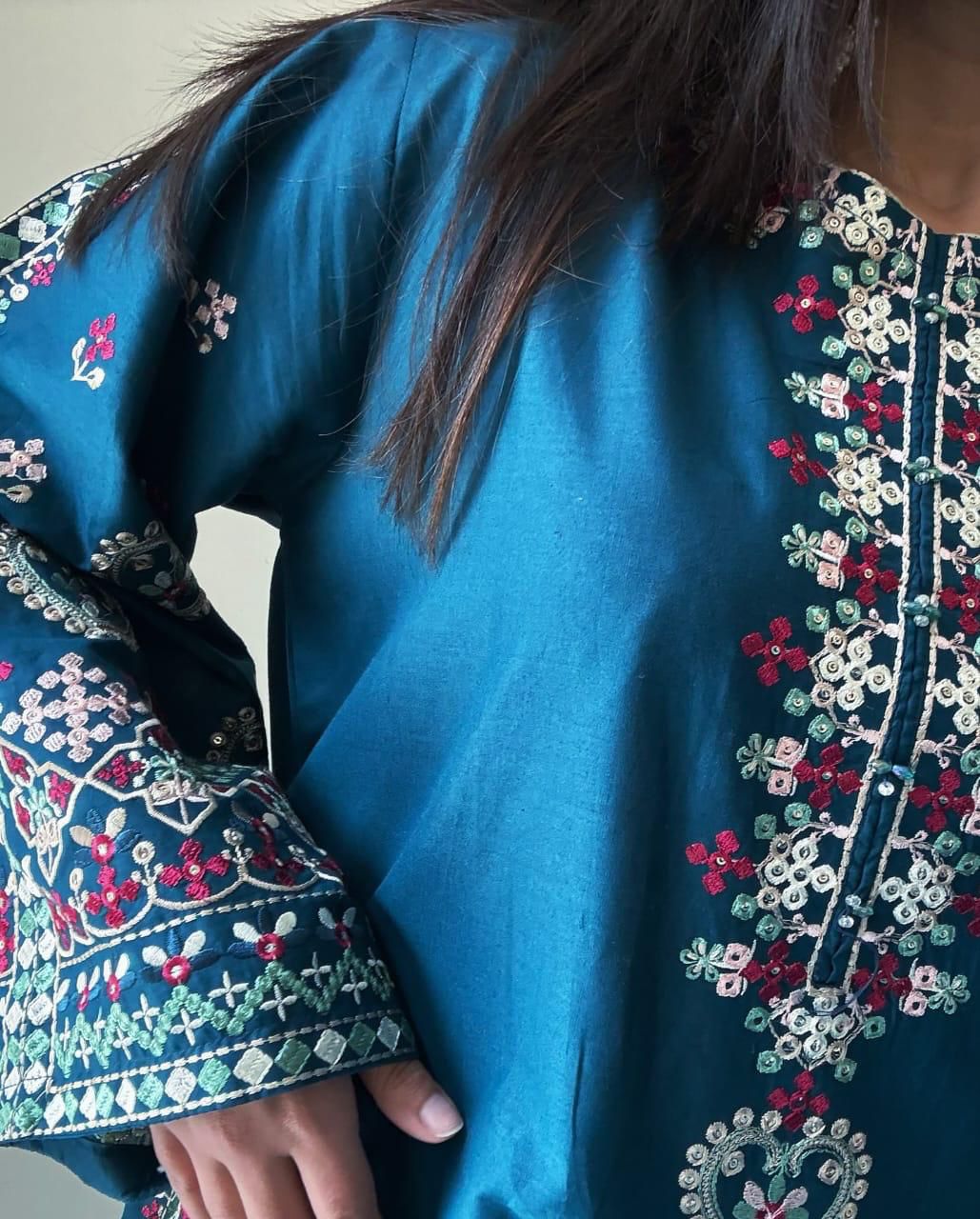 STITCHED 3 piece DRESS FA- 231
