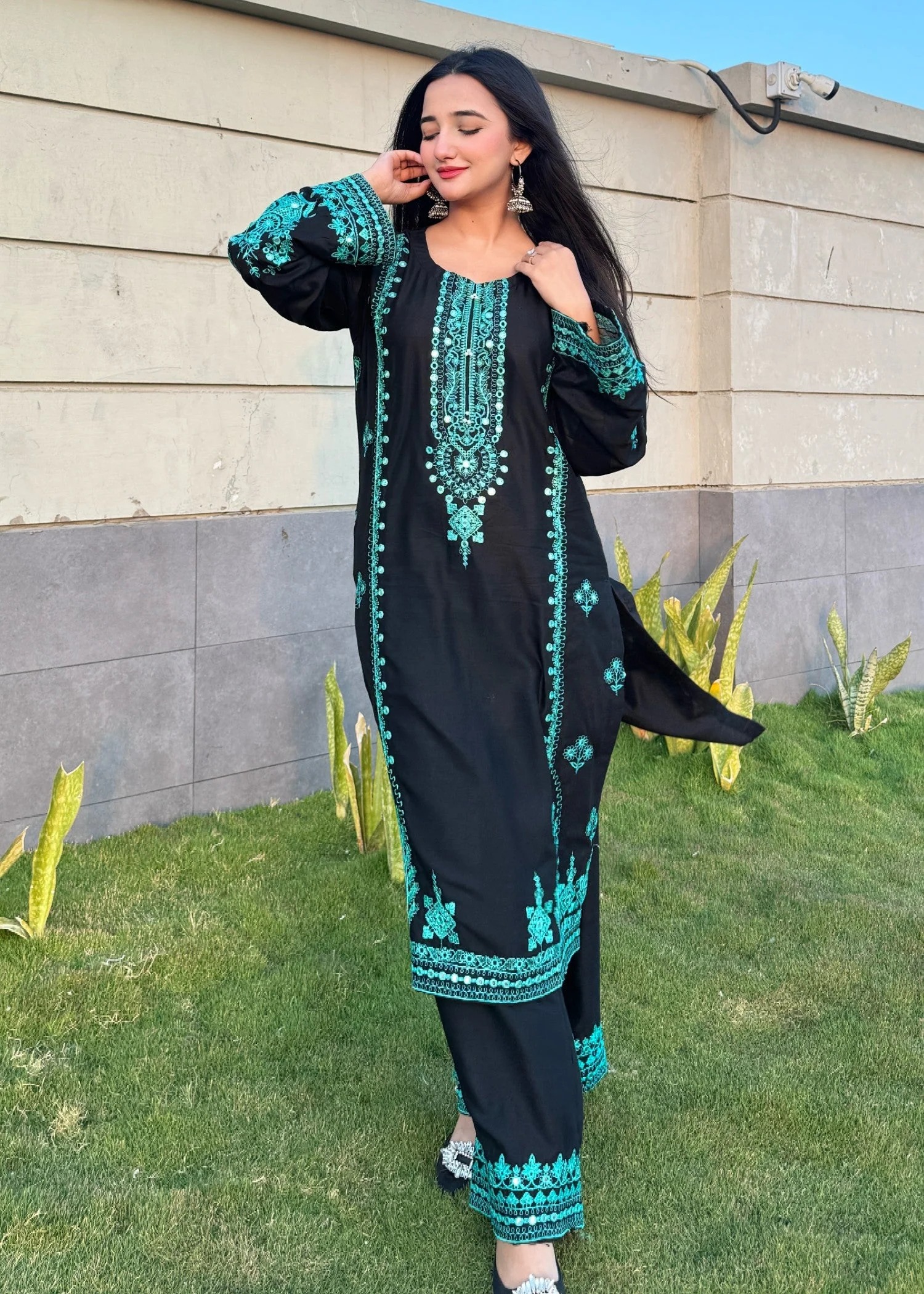 STITCHED 2 piece DRESS FA- 241